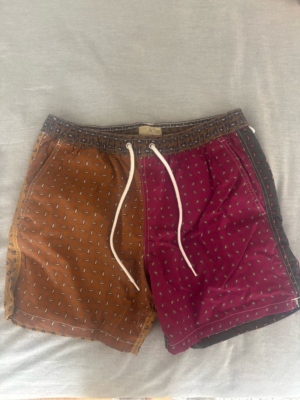 J. Crew Paisley Patchwork Swim Suit